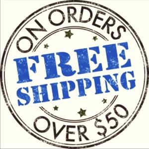 Free Shipping on Orders  $50.00 or Over.